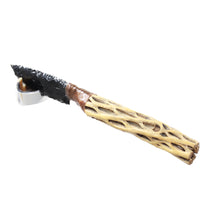 Cholla Cactus Wood Handle Obsidian Blade Ornamental Knife #0553 Mountain Man Knife