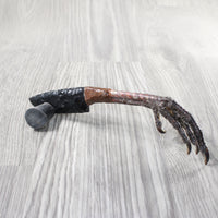 Turkey Foot Handle Obsidian Blade Ornamental Knife #9553 Mountain Man Knife