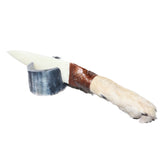 Coyote Handle Bone Blade Ornamental Knife #1761    Mountain Man Knife a