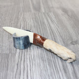 Coyote Handle Bone Blade Ornamental Knife #1761    Mountain Man Knife a