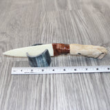 Coyote Handle Bone Blade Ornamental Knife #1761    Mountain Man Knife a