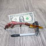 Turkey Foot Handle Glass Blade Ornamental Knife #1761    Mountain Man Knife a