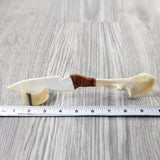Deer Bone Handle Bone Blade Ornamental Knife #4853 Mountain Man Knife