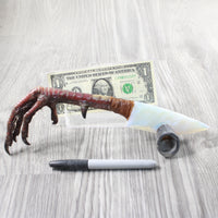 Turkey Foot Handle Opalite Blade Ornamental Knife #9253 Mountain Man Knife