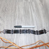 1 Bone Hairpipe Bead Choker  #3061        Mountain Man Jewelry