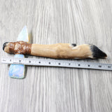 Deer Foot Handle Opalite Head Ornamental Tomahawk #4453 Mountain Man Knife Axe Hatchet
