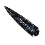 1 Obsidian Ornamental Spearhead  #4362     Arrowhead