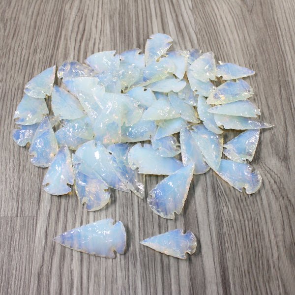 50 Large Opalite Ornamental Arrowheads  #9853 Arrowhead
