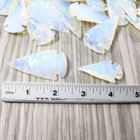 50 Large Opalite Ornamental Arrowheads  #9853 Arrowhead