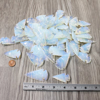 50 Large Opalite Ornamental Arrowheads  #9853 Arrowhead