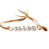 1 Bone Hairpipe Bead Arm Band  #3053  Mountain Man Jewelry