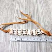 1 Bone Hairpipe Bead Arm Band  #3053  Mountain Man Jewelry