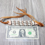 1 Bone Hairpipe Bead Arm Band  #3053  Mountain Man Jewelry