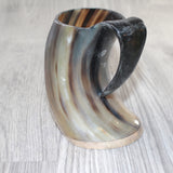 1 Horn Mug #1462        Medieval Tankard