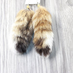 Bobcat Tail Earrings  #4553  Mountain Man Earrings