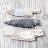 3 Stone Ornamental Knife Blades  #0753   Mountain Man Knife
