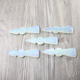 5 Opalite Ornamental Tomahawk Heads  #9953    Axe Hatchet Ax