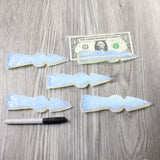 5 Opalite Ornamental Tomahawk Heads  #9953    Axe Hatchet Ax