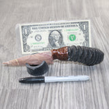 Springbok Horn Handle Stone Blade Ornamental Knife #6262    Mountain Man Knife