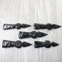 5 Obsidian Ornamental Tomahawk Heads  #5053    Axe Hatchet Ax