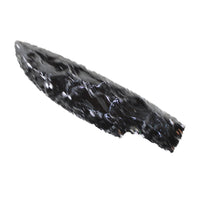 1 Obsidian Ornamental Knife Blade  #5053    Mountain Man Knife