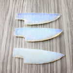 3 Small Opalite Ornamental Knife Blades  #2254    Mountain Man Knife