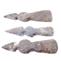 3 Stone Ornamental Tomahawk Heads #9554    Ax Axe Hatchet