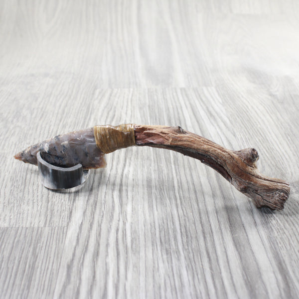 Ghostwood Handle Stone Blade Ornamental Knife #33754    Mountain Man Knife