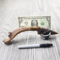 Ghostwood Handle Stone Blade Ornamental Knife #33754    Mountain Man Knife