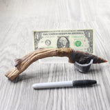 Ghostwood Handle Stone Blade Ornamental Knife #33754    Mountain Man Knife