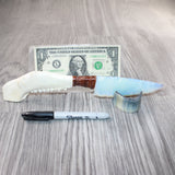 Pronghorn Antelope Handle Opalite Blade Ornamental Knife #8662     Mountain Man Knife b