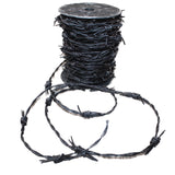 25 Yards of Leather Barbed Wire  Antique Black Color  #2562