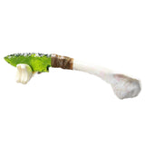 Turkey Bone Handle Glass Blade Ornamental Knife #43354    Mountain Man Knife