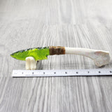 Turkey Bone Handle Glass Blade Ornamental Knife #43354    Mountain Man Knife