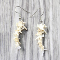 Rattlesnake Vertebrae  Earrings  #6854  Mountain Man Earrings