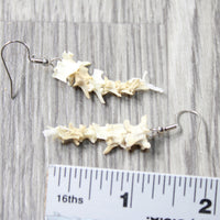 Rattlesnake Vertebrae  Earrings  #6854  Mountain Man Earrings