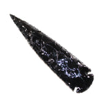 1 Obsidian Ornamental Spearhead  #7762     Arrowhead