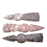 3 Stone Ornamental Tomahawk Heads #6762    Agate Jasper Ax Axe Hatchet