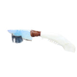 Pronghorn Antelope Jaw Handle Opalite Blade Ornamental Knife #9862     Mountain Man Knife