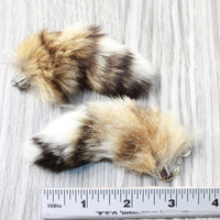 Bobcat Tail Earrings  #6054  Mountain Man Earrings