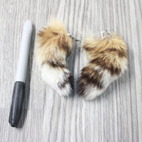 Bobcat Tail Earrings  #6054  Mountain Man Earrings