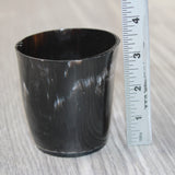 1 Small Horn Glass #5862       Medieval Tankard Double Shot Glass