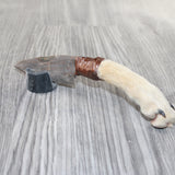 Coyote Handle Stone Blade Ornamental Knife #1962    Mountain Man Knife