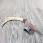 Reindeer Antler Handle Stone Blade Ornamental Knife #9154    Mountain Man Knife