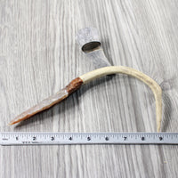 Reindeer Antler Handle Stone Blade Ornamental Knife #9154    Mountain Man Knife