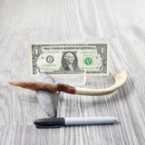 Reindeer Antler Handle Stone Blade Ornamental Knife #9154    Mountain Man Knife