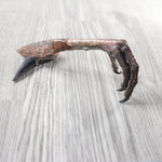 Turkey Foot Handle Stone Blade Ornamental Knife #9254    Mountain Man Knife