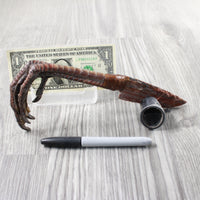 Turkey Foot Handle Stone Blade Ornamental Knife #9254    Mountain Man Knife