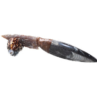 Orthoceras Fossil Handle Stone Blade Ornamental Knife #2254    Mountain Man Knife