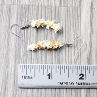 Rattlesnake Vertebrae  Earrings  #6154  Mountain Man Earrings